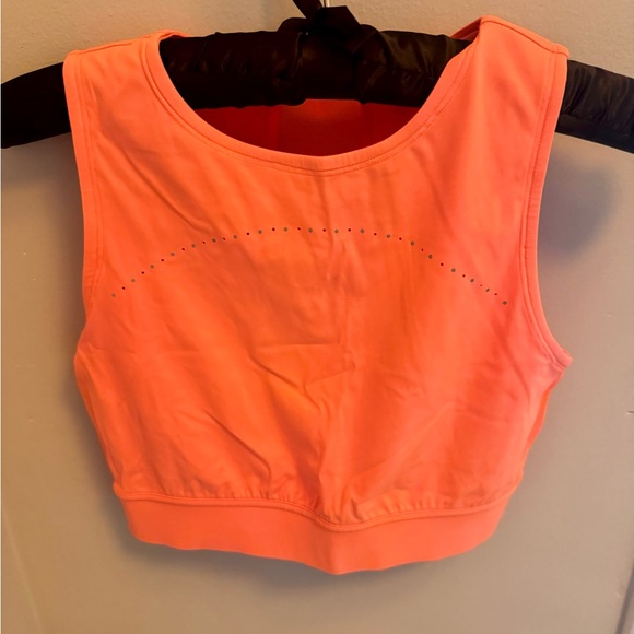 Lululemon Orange Hotty Hot Cropped Tank - Picture 4 of 4